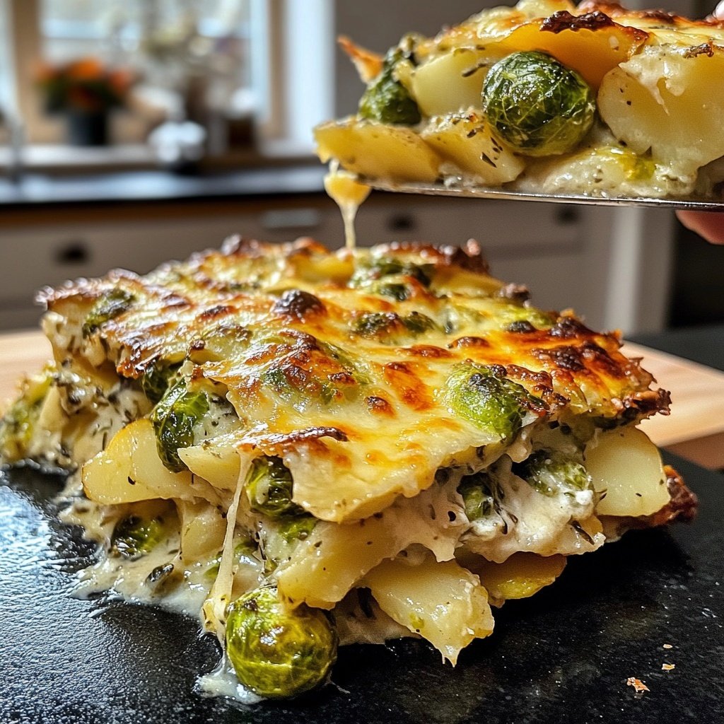 Rosenkohl Kartoffel Auflauf