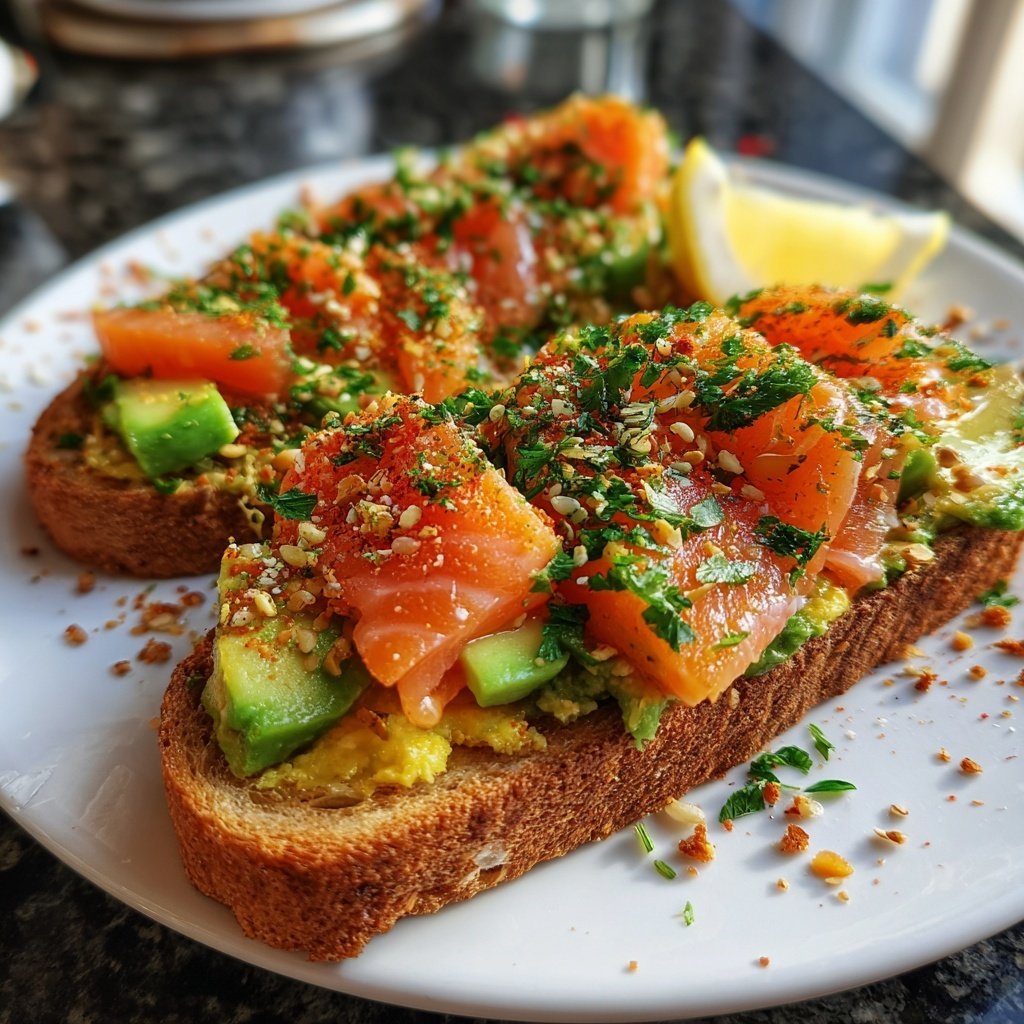 Chili Limette Lachs Avocado Toast