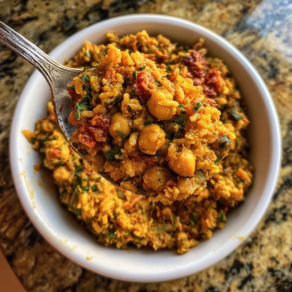 Kichererbsen Sofrito Arroz Gandules Reis