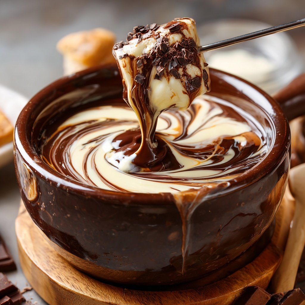 Marmor Schokoladen Fondue Erlebnis