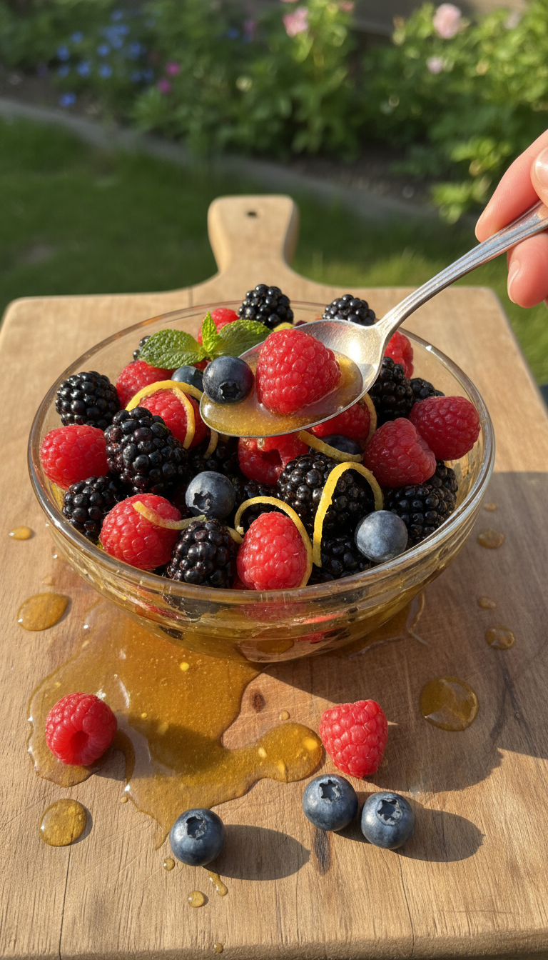 Limoncello Beeren Kompott