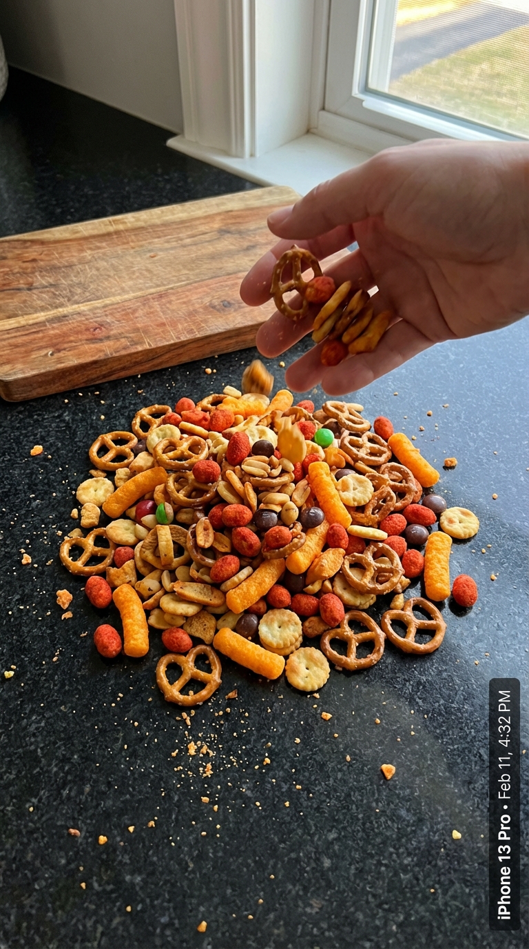 Verspielte Super Bowl Snack Mischung​