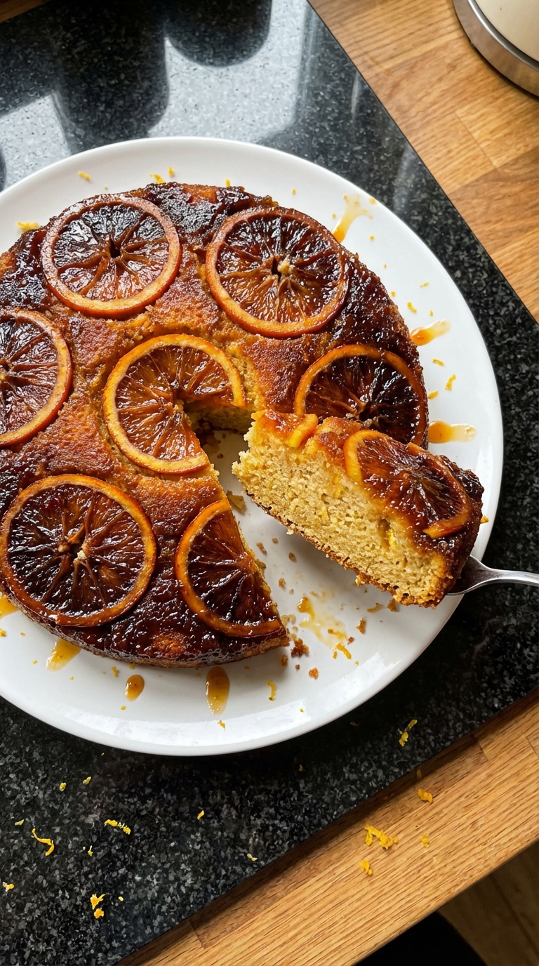 Limoncello Orangen Upside Down Kuchen