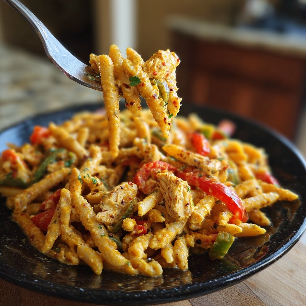 Kräftige Jamaika Rasta Pasta