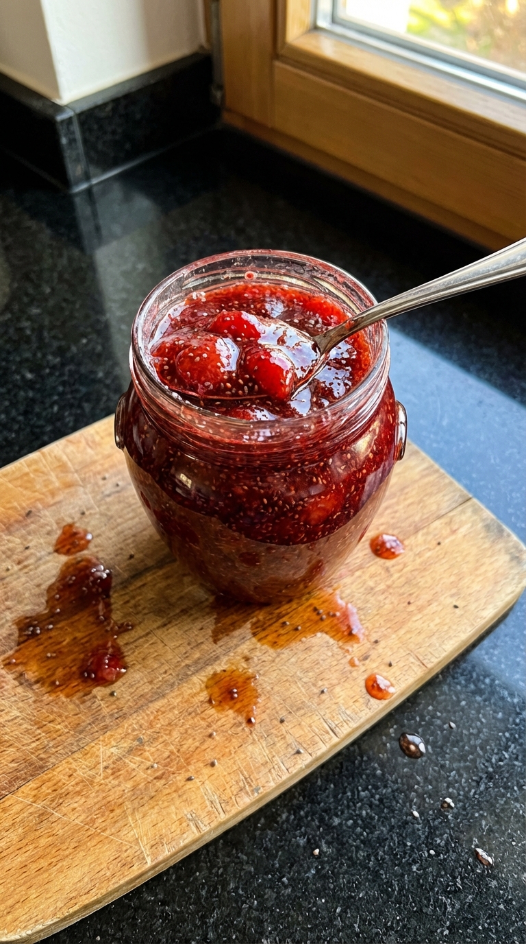 Erdbeer Chia Samen Marmelade​