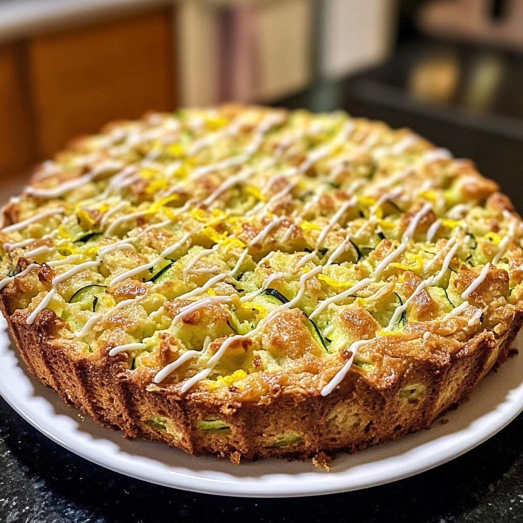 Zucchini Zitrone Tröpfchen Kuchen